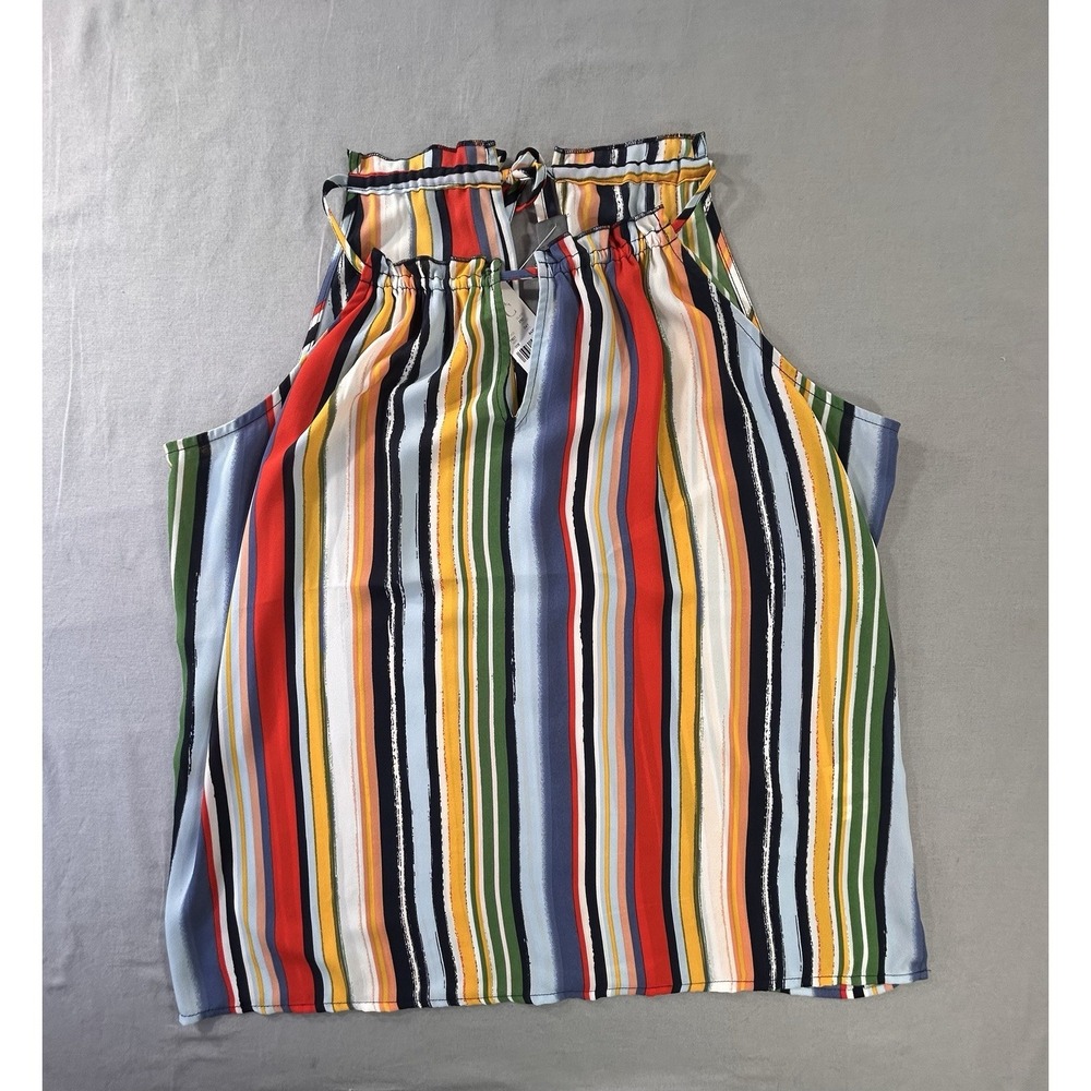 Soho New York & Co. Striped Halter Top Women's Small‎ New Summer Fashion